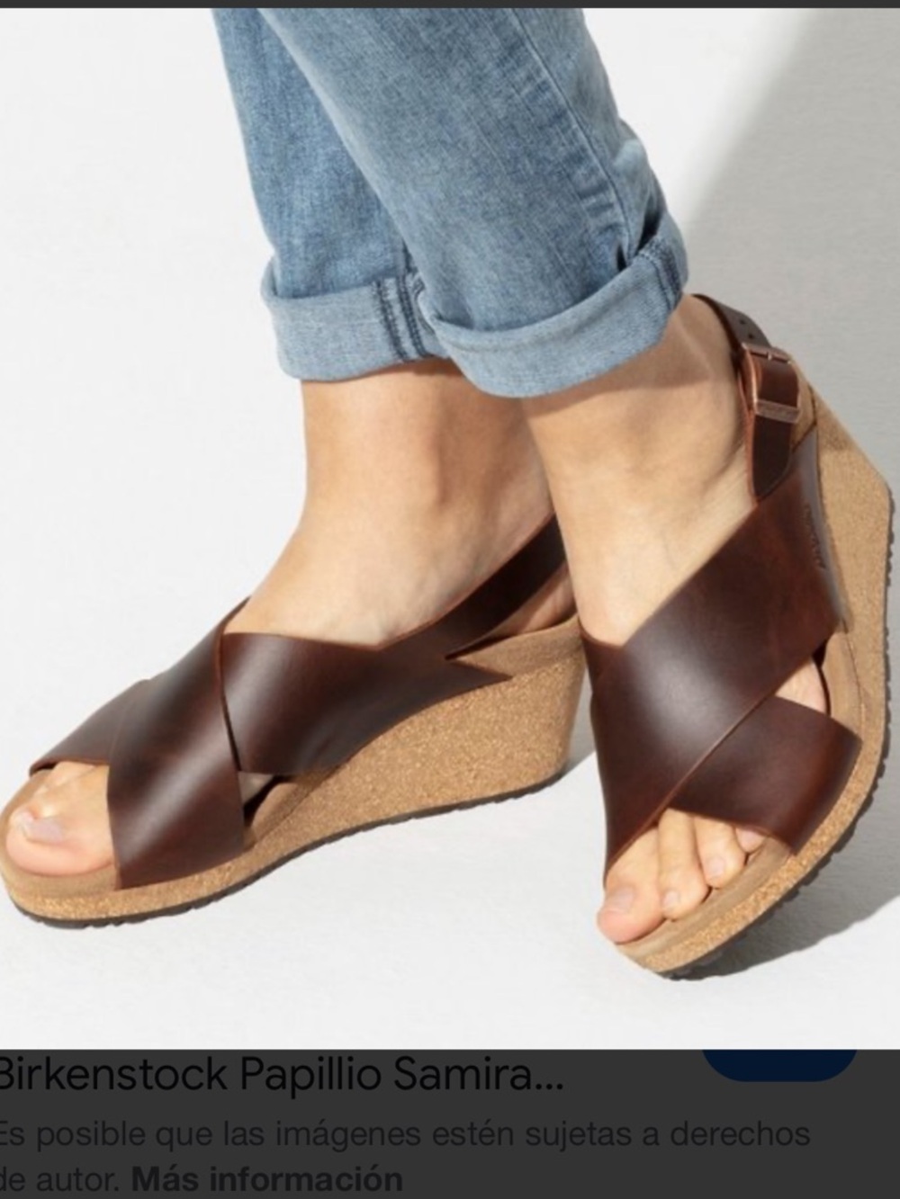 Papillio Samira Wedge Slide Women Sandals Dark Brown Size 11